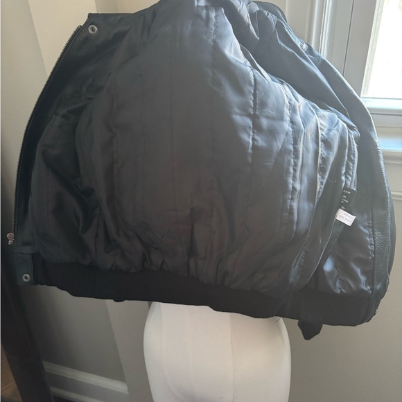 Kids Black Faux Leather Jacket - Picture 7 of 7